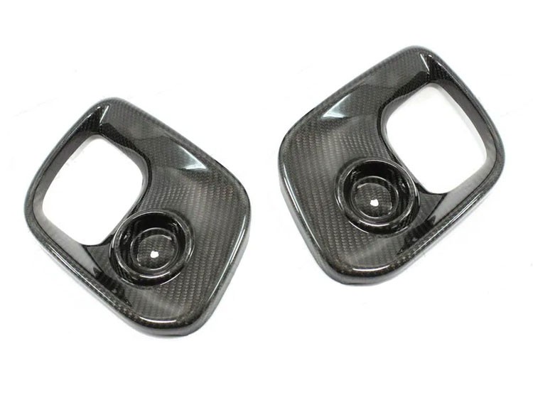 FIAT 500 Front Fog Light Trim Carbon Fiber 595 EU Model No Light Hole